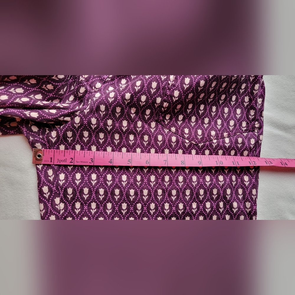 Purple Patterned Pants 14T - Picture 11 of 11